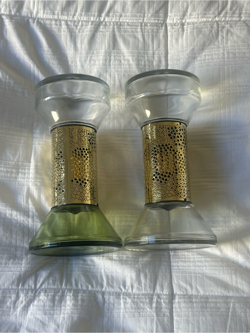 2 Diptyque hourglass diffusers